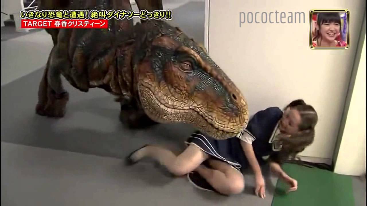Broma Japonesa, dinosaurio Tiranosaurio Rex