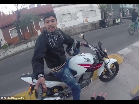 Atraco en Buenos Aires grabado en primera persona
