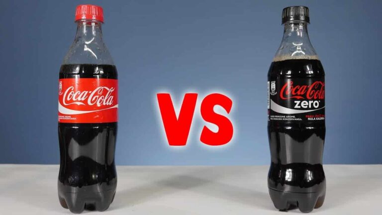 Mira cuanta azucar tiene la Cocacola vs Cocacola Zero