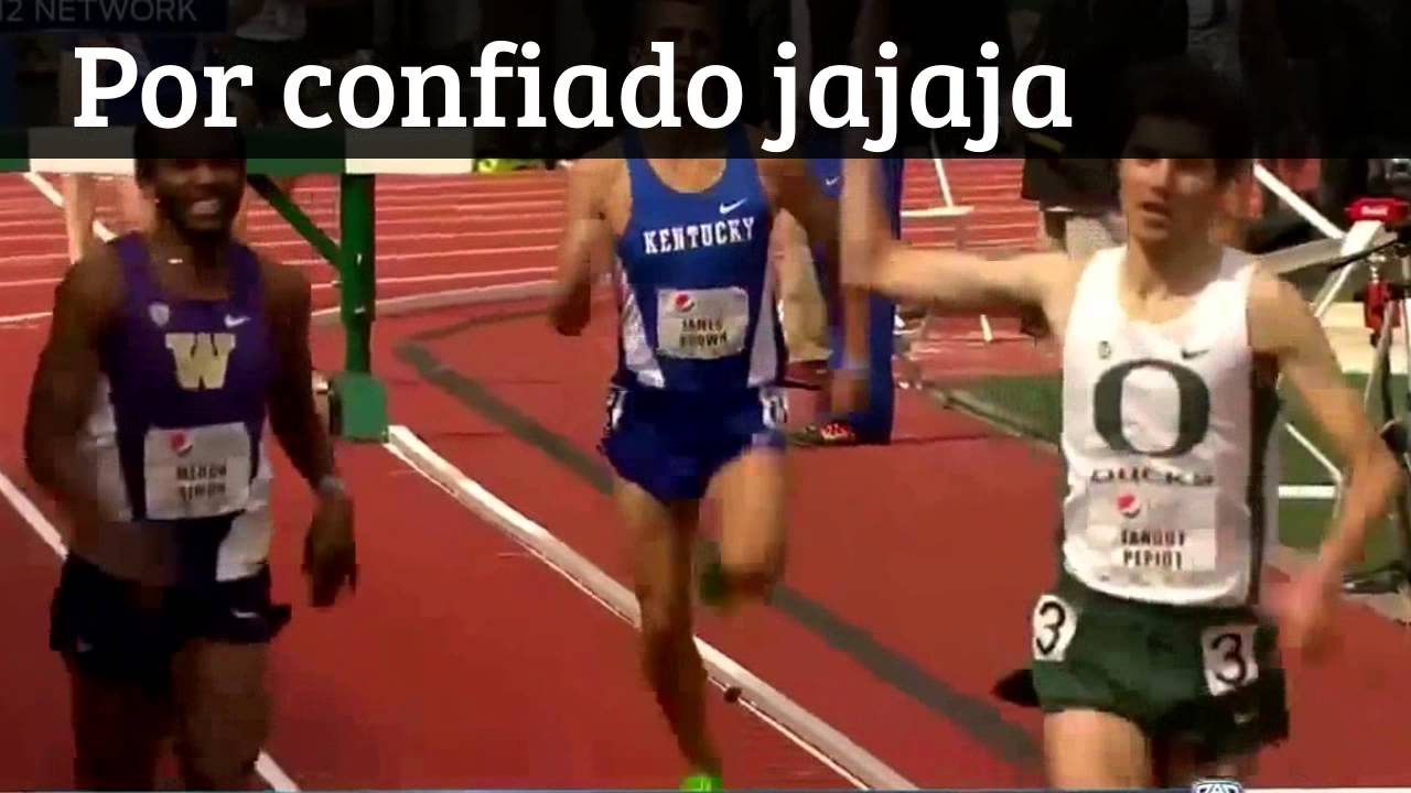 Celebra su triunfo antes de cruzar la linea y pierde
