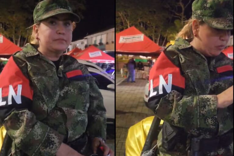 Funcionaria de la Fiscalía se Disfraza de Guerrillera del ELN en Santo Domingo
