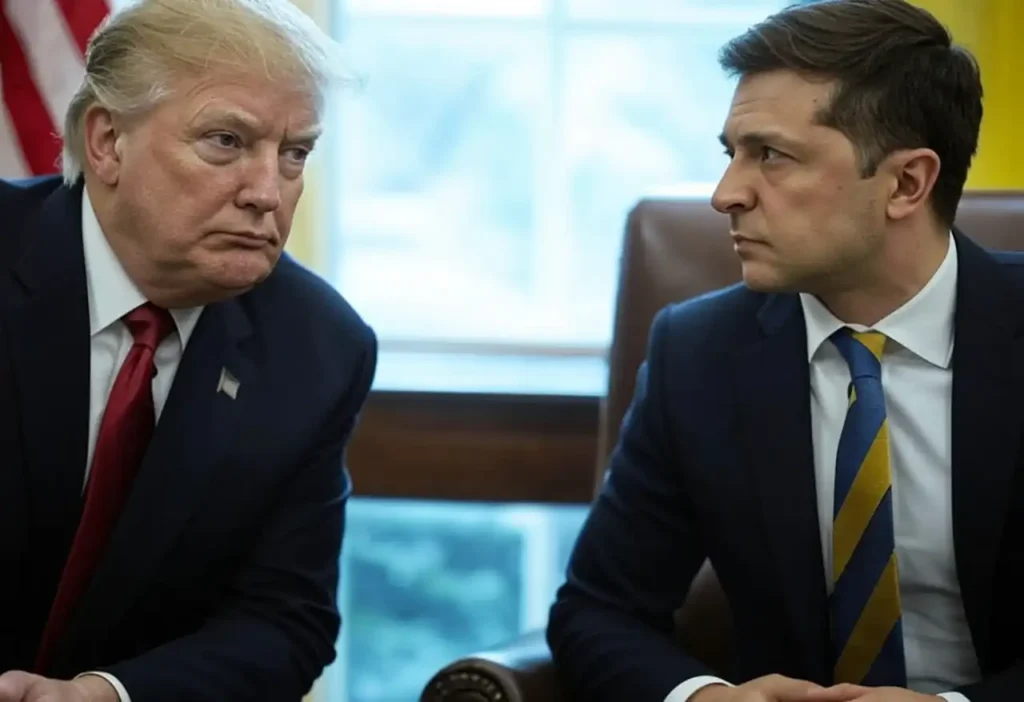 Trump y Zelensky: Tensa Reunión en la Casa Blanca