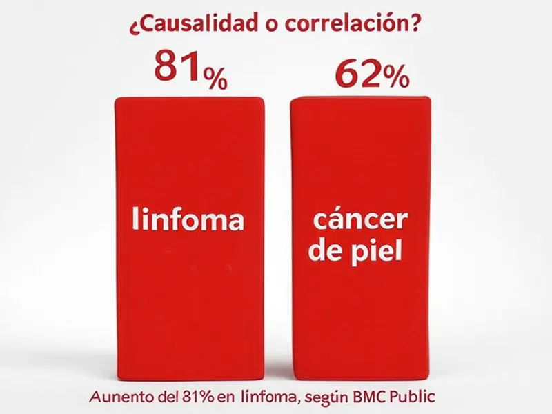 Gráfico de riesgos de cáncer por tatuajes