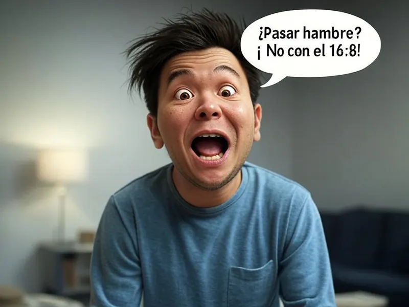 Ilustración desmintiendo mitos del ayuno intermitente