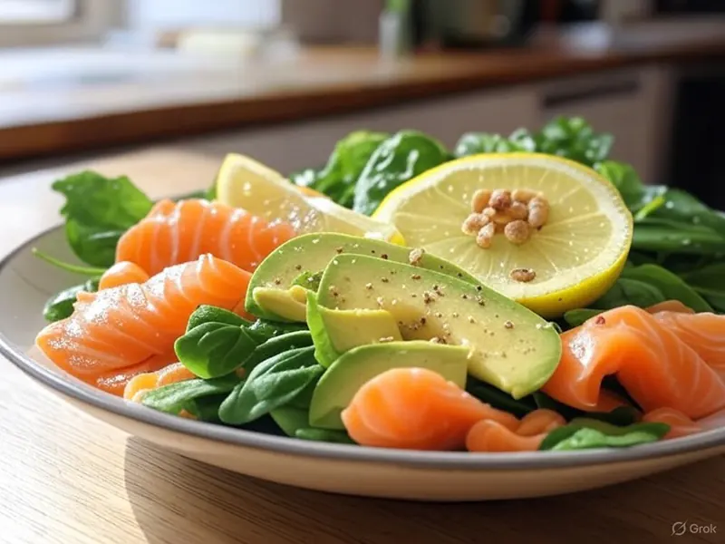 Plato saludable para romper el ayuno intermitente