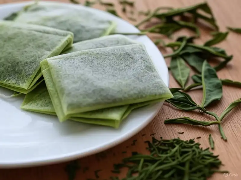 Bolsitas de té verde como solución natural para ojeras.

