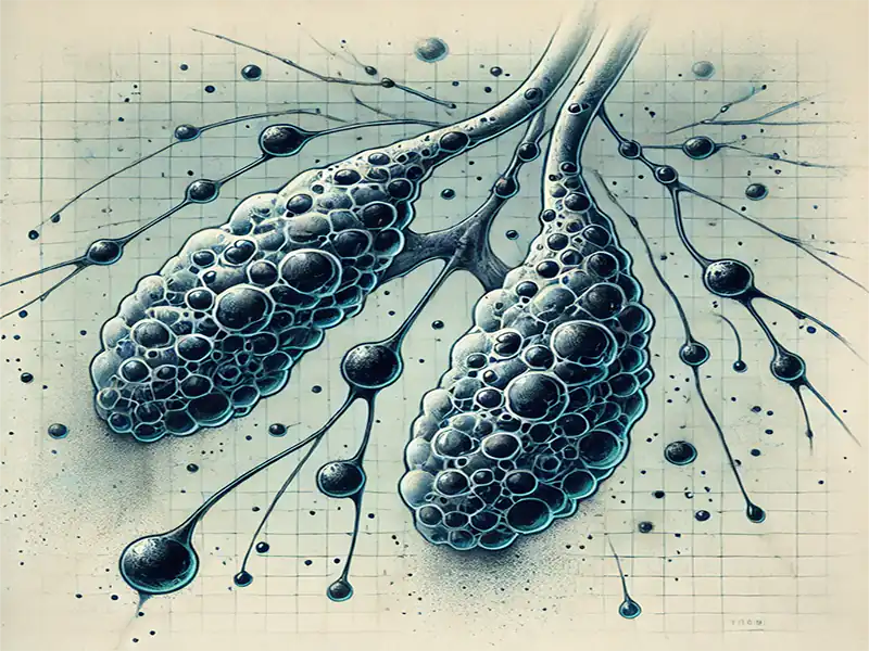 Tinta de tatuaje en ganglios linfáticos