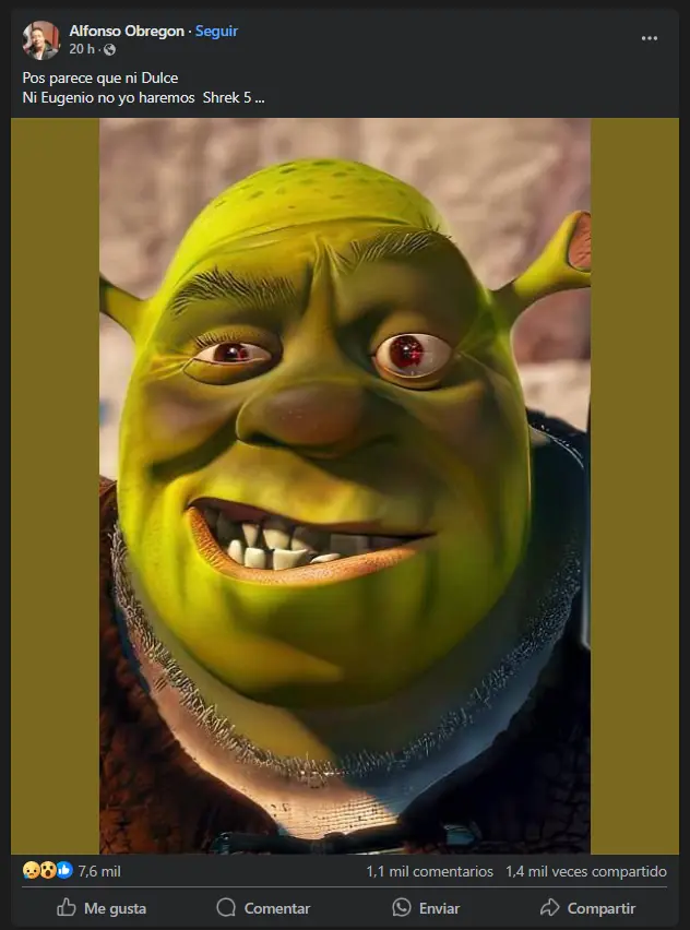 voces latinas shrek 5 no volverian